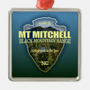 Ornamento De Metal Mt Mitchell