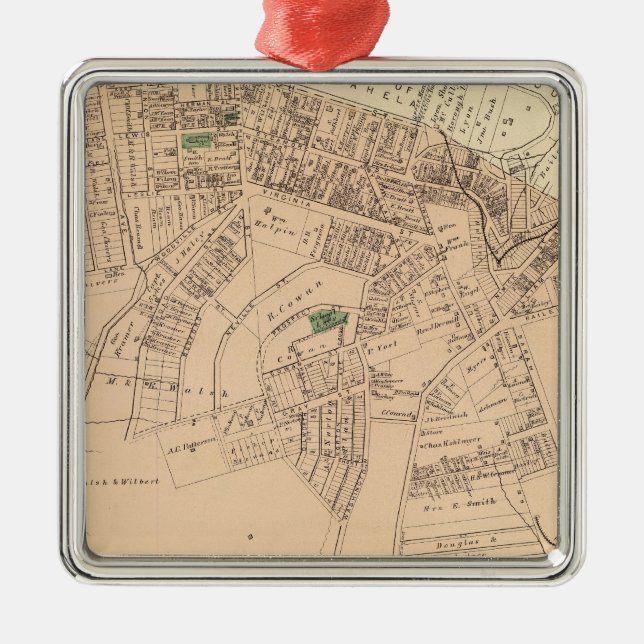 Ornamento De Metal Mt Washington (Frente)