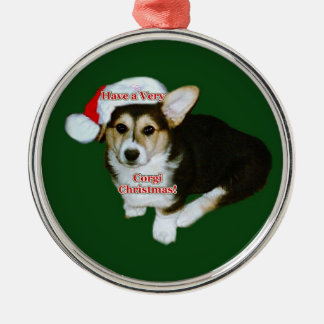 Ornamento De Metal Muito filhote de cachorro Prem de Gimli do Natal