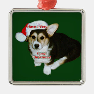 Ornamento De Metal Muito quadrado superior Orn do filhote de cachorro