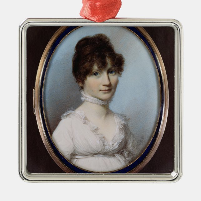 Ornamento De Metal Mulher desconhecida (Frente)