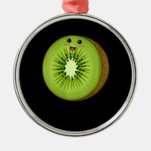 Ornamento De Metal Mulher Kiwi Comida de fantasia Fruta de Halloween