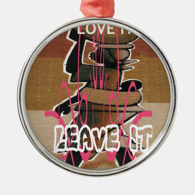 Ornamento De Metal Mulheres e crianças A vida não é justa; acostume-s (Frente)