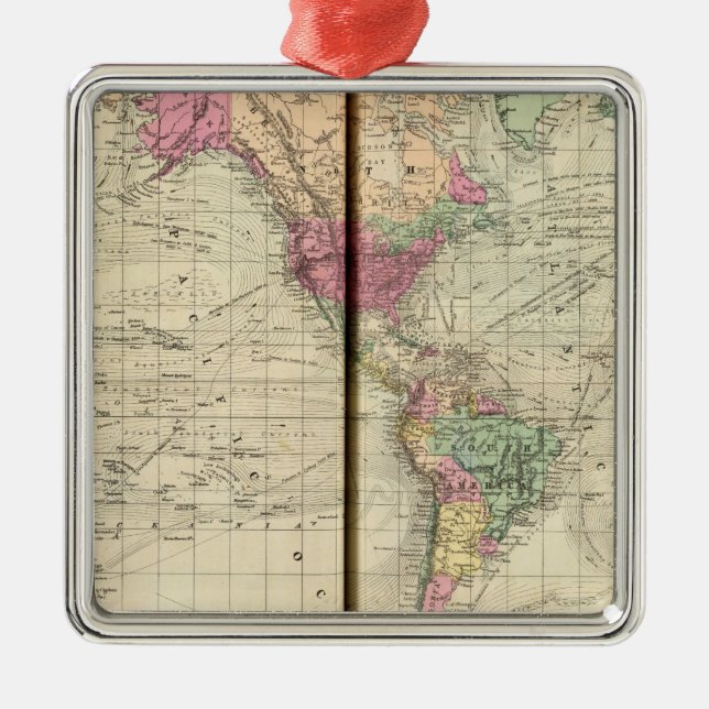 Ornamento De Metal Mundo (Frente)