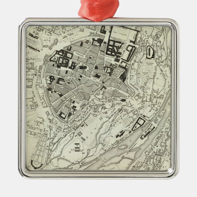 Ornamento De Metal Munich, Alemanha (Frente)