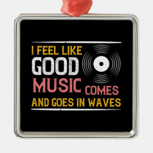 Ornamento De Metal Música Boa Música Vem E Vai Em Ondas