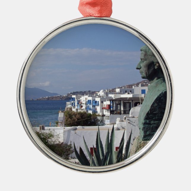 Ornamento De Metal Mykonos 2 (Frente)