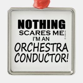 Ornamento De Metal Nada Me Assusta, Condutor