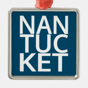 Ornamento De Metal Nantucket