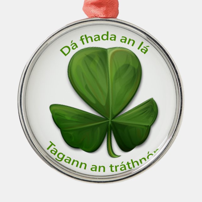 Ornamento De Metal Não importa quanto tempo o dia chegue a noite. (Frente)