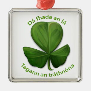 Ornamento De Metal Não importa quanto tempo o dia chegue a noite.