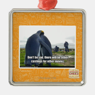 Ornamento De Metal Não seja triste