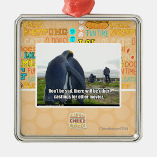 Ornamento De Metal Não seja triste