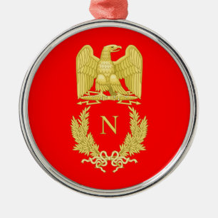 Ornamento De Metal Napoleon mim emblema imperial de Eagle no