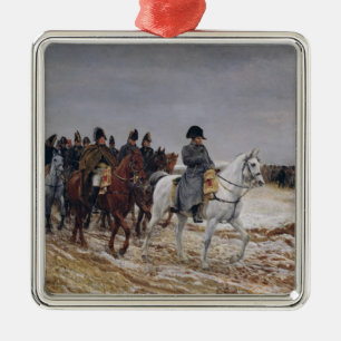 Ornamento De Metal Napoleon na campanha em 1814, 1864