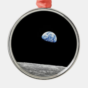 Ornamento De Metal NASA Apollo 8 Earth Moon Orbit Lunar Foto