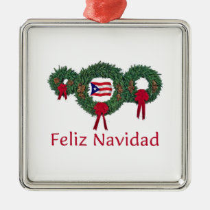 Ornamento De Metal Natal 2 de Puerto Rico