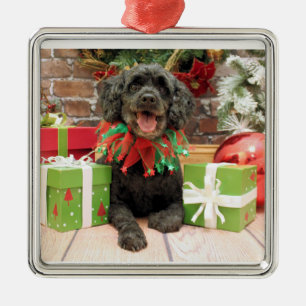 Ornamento De Metal Natal - Cockapoo - Trumbo