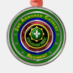 Ornamento De Metal Natal de Cavalaria segundo blindado