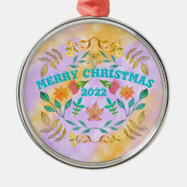 ORNAMENTO DE METAL NATAL DE MERCADO PERSONALIZADO 20XX
