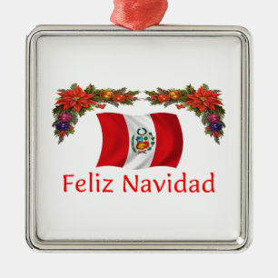 Ornamento De Metal Natal de Peru