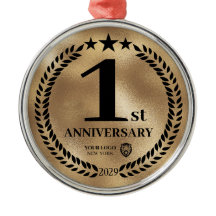 Natal do logotipo comercial do aniversário de 1rua