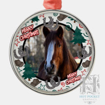 Natal Personalizado com Foto de Cavalo