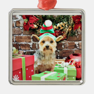 Ornamento De Metal Natal - Yorkie - Vinnie #32