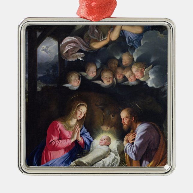 Ornamento De Metal Natividade (Frente)