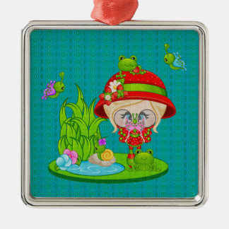 Ornamento De Metal Natureza - Feira do Sapo