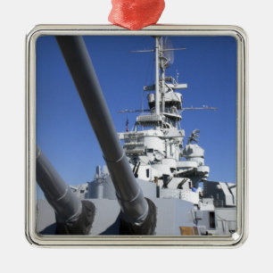 Ornamento De Metal Nau de guerra USS Alabama no Memorial da Nau de Gu