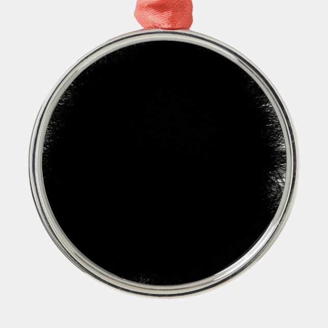 Ornamento De Metal negro fumante (Frente)