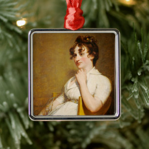 Ornamento De Metal Nelly neta do Presidente Washington