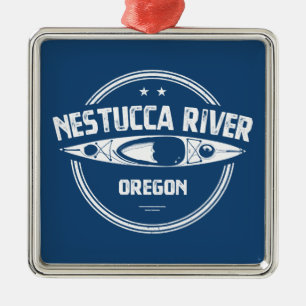 Ornamento De Metal Nestucca River Oregon Kayaking