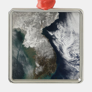 Ornamento De Metal Neve na Coreia