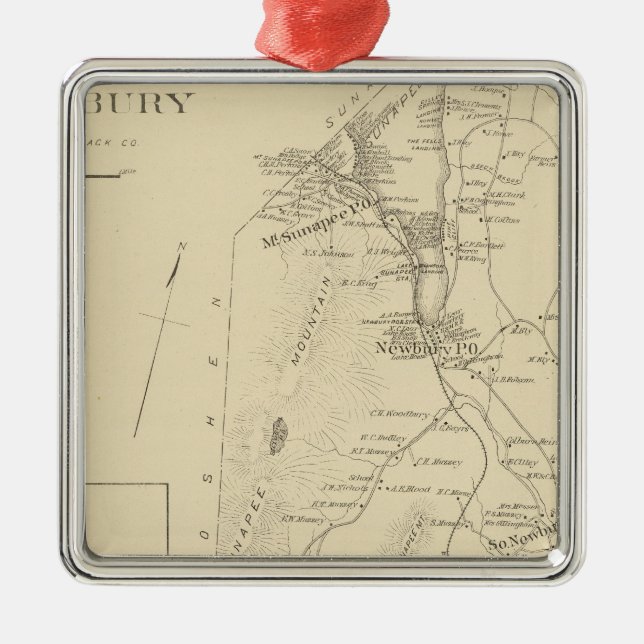 Ornamento De Metal Newbury (Frente)