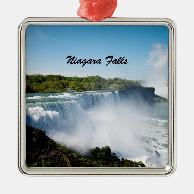 Ornamento De Metal Niagara Falls  (Frente)