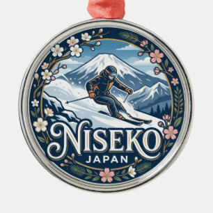 Ornamento De Metal Niseko Japão