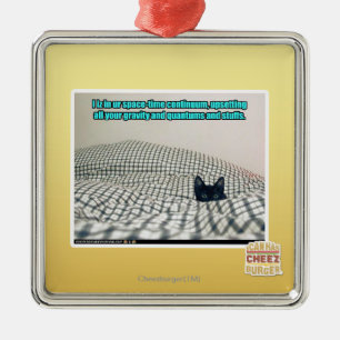 Ornamento De Metal No Continuum de Tempo de Espaço