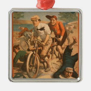 Ornamento De Metal "No poster #1 da comédia musical de Coney Island