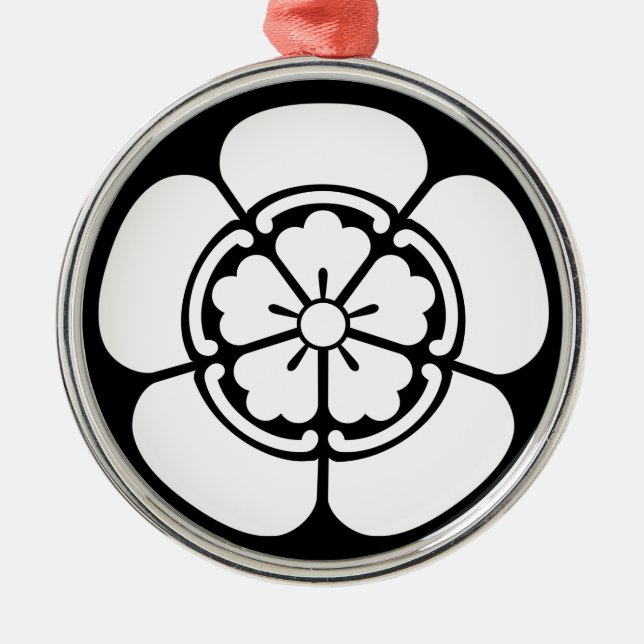 Ornamento De Metal Nobunaga Oda (Frente)