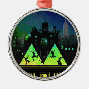 Ornamento De Metal Noites de New York Boogie