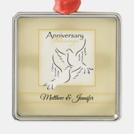 Ornamento De Metal Nome Personalizado, Bênçãos de Aniversário de Casa