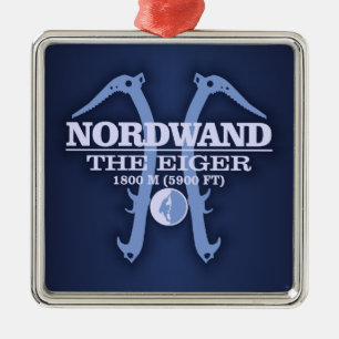 Ornamento De Metal Nordwand "o Eiger "