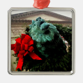 Ornamento De Metal North Lion no Instituto de Arte de Chicago