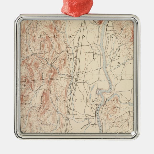 Ornamento De Metal Northampton, Massachusetts (Frente)