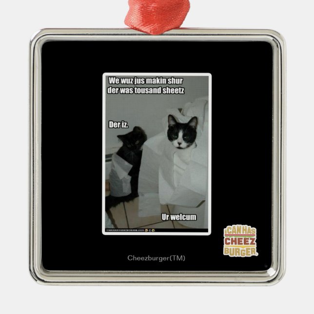 Ornamento De Metal Nós apenas fazemos (Frente)