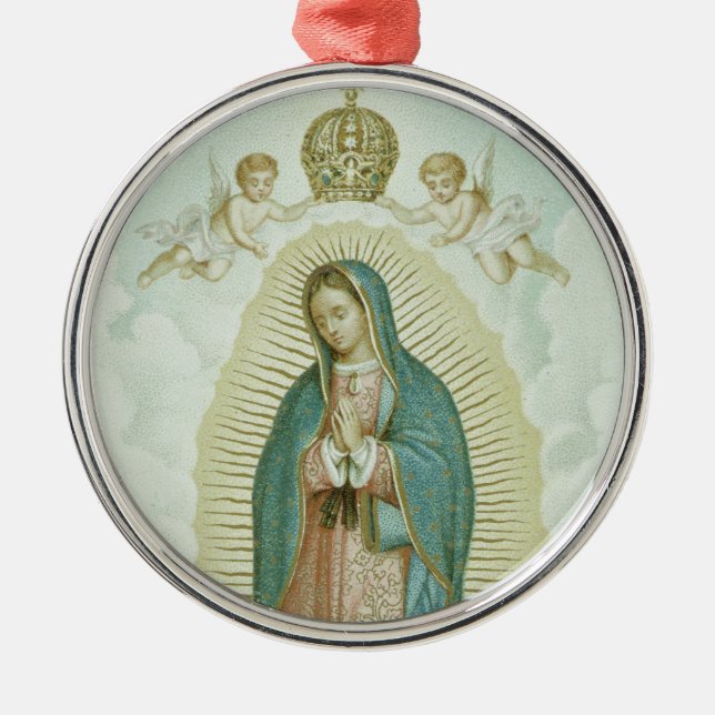 Ornamento De Metal Nossa Senhora de Guadalupe (Frente)