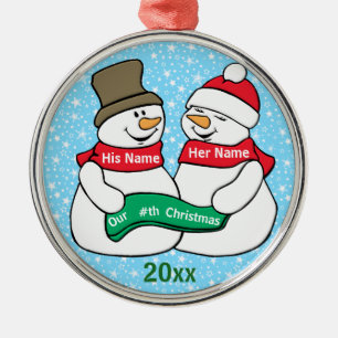Ornamento De Metal Nosso Nth Natal