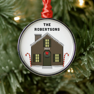 Ornamento De Metal Nova Casa